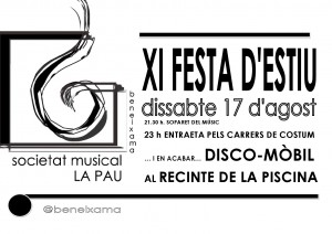 XI Festeta Banda 2013 Cartell