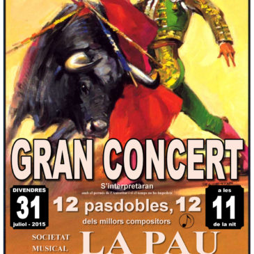 Gran Concert d’estiu S.M la Pau de Beneixama 2015