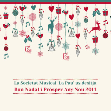 Bon Nadal i Pròsper Any Nou 2014