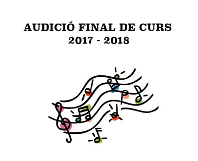 Audició final de curs 2017 – 2018